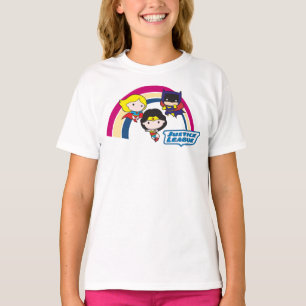 Chibi Justice League Rainbow T-Shirt