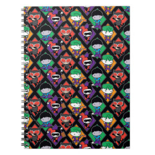Chibi Justice League Villain Pattern Notebook