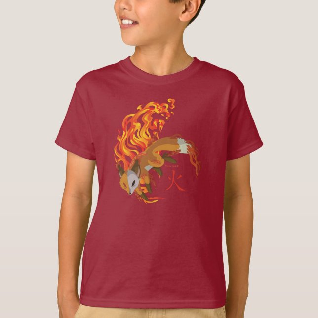 Chibi Kaius the Kit, Guardian of Fire, Kid T-Shirt (Front)