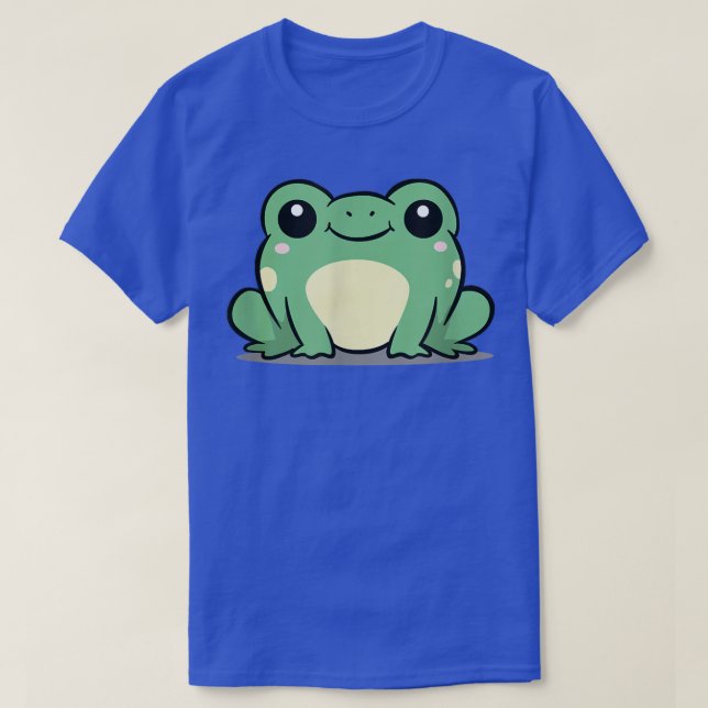 Chibi Kawaii Frog Amphibian Animal Frog Pond Lover T-Shirt (Design Front)