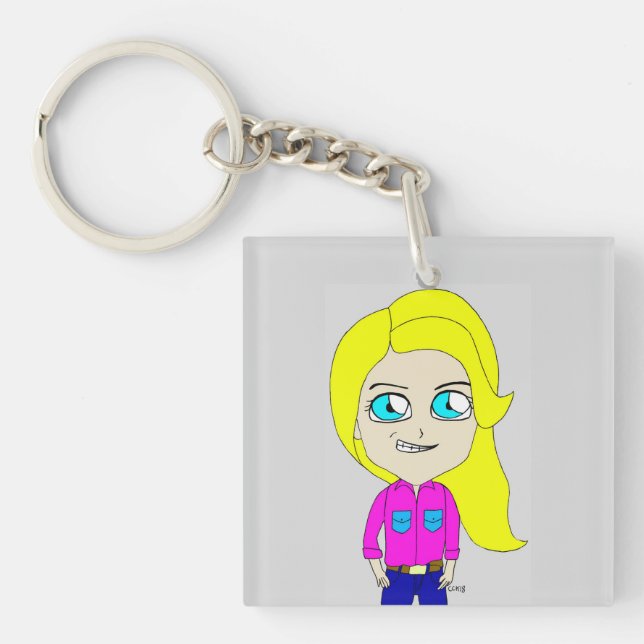 chibi   key ring (Front)