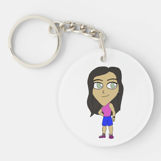 chibi   key ring (Front)