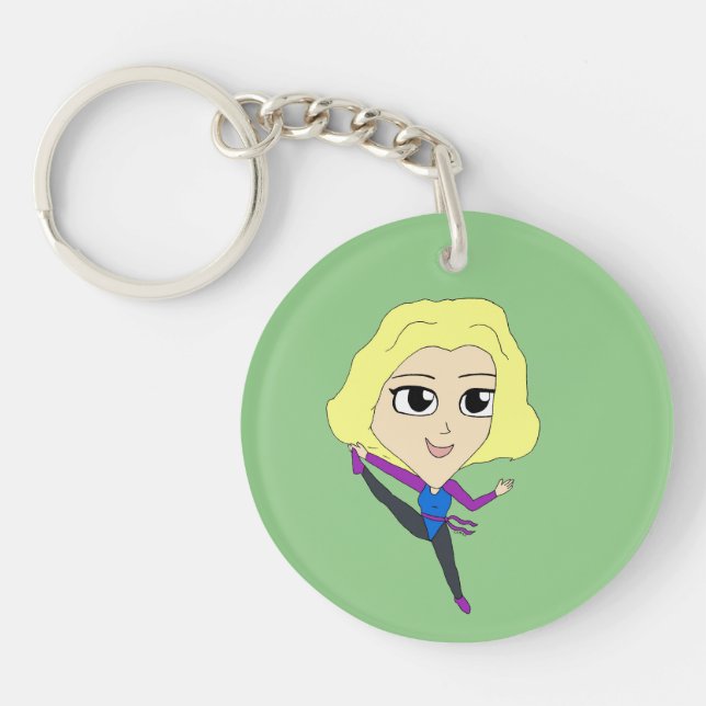 chibi    key ring (Front)