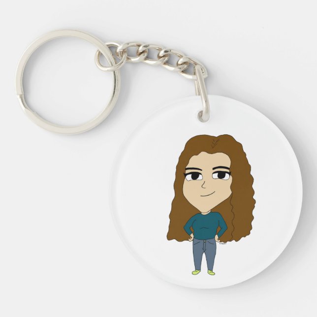 chibi   key ring (Front)