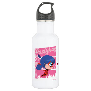 Chibi Ladybug in Paris 532 Ml Water Bottle