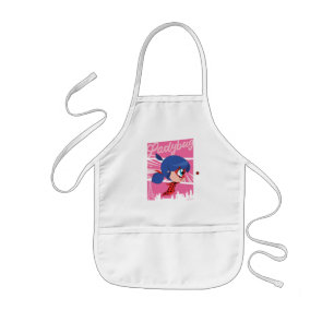 Chibi Ladybug in Paris Kids Apron