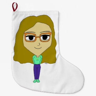 chibi   large christmas stocking