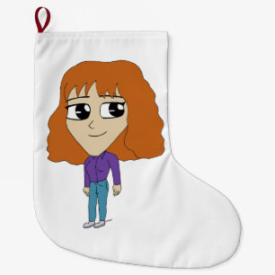 chibi    large christmas stocking