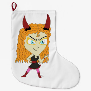 chibi  large christmas stocking