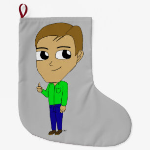 chibi    large christmas stocking
