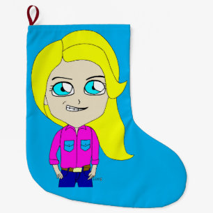 chibi     large christmas stocking