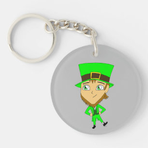 chibi   leprechaun  key ring