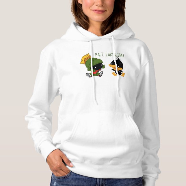 Chibi MARVIN THE MARTIAN™ & DAFFY DUCK™ Hoodie (Front)