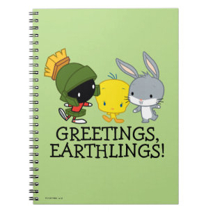 Chibi MARVIN THE MARTIAN™, TWEETY™, & BUGS BUNNY™ Notebook