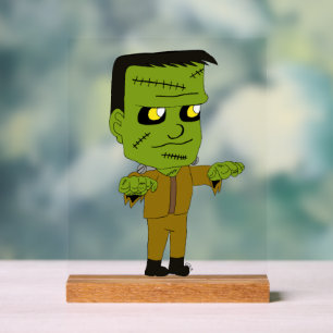 chibi monster acrylic sign