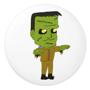chibi monster ceramic knob