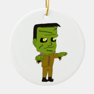 chibi monster ceramic tree decoration