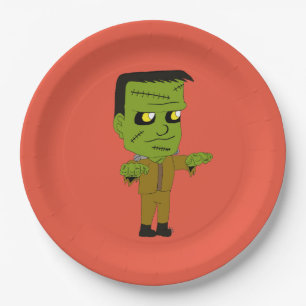 chibi  monster    paper plate