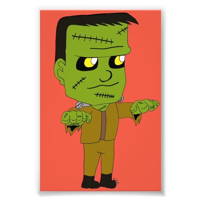 chibi  monster photo print (Front)