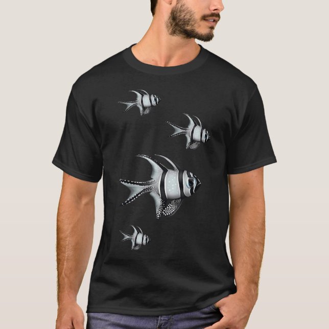 Chibi Mosasaur and shark T-Shirt (Front)