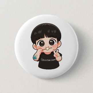 Chibi Music Pin – Golden Era Inspired Badge