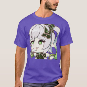Chibi Nahida Thinking Big Brain T-Shirt