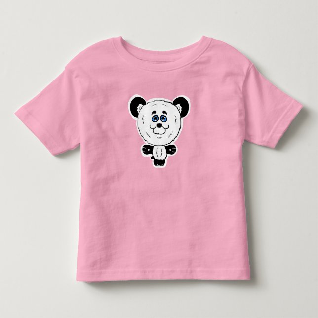 Chibi Panda Toddler T-Shirt (Front)