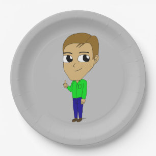 chibi paper plate