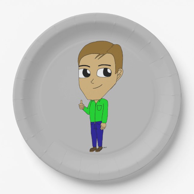 chibi      paper plate (Front)