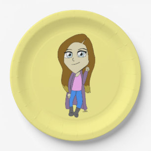 Chibi  paper plate