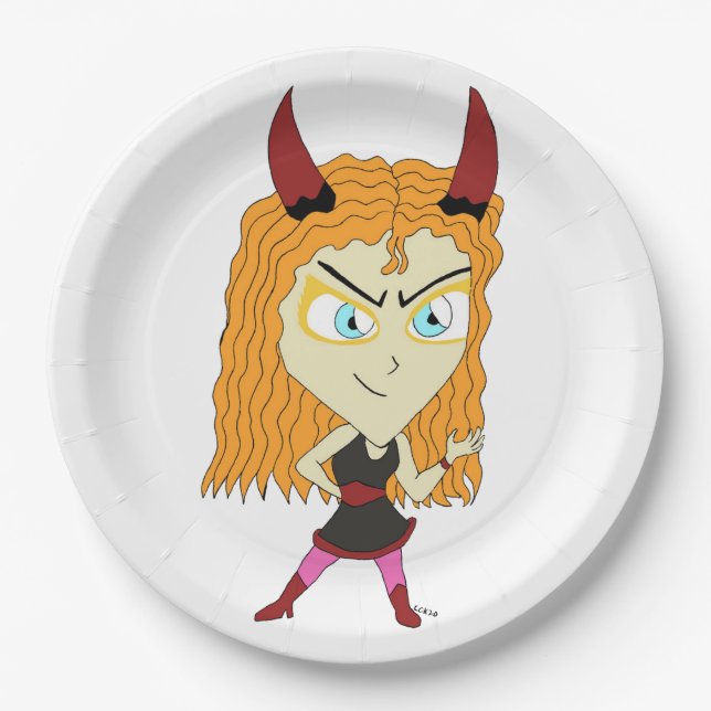 chibi    paper plate (Front)