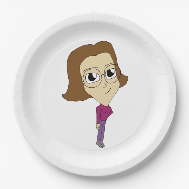 chibi      paper plate (Front)