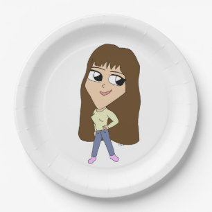 chibi paper plate