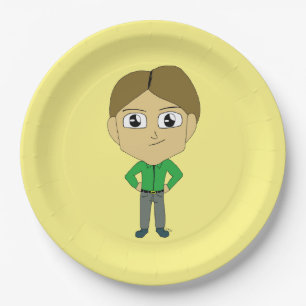 chibi paper plate