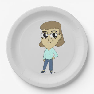 chibi   paper plate