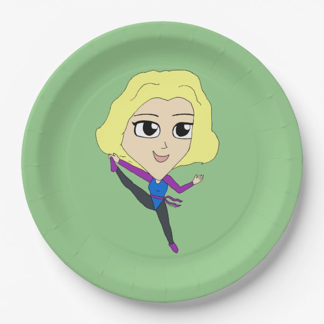 chibi      paper plate (Front)