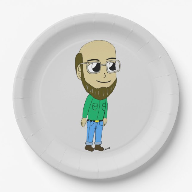chibi     paper plate (Front)