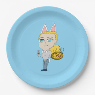 chibi paper plate