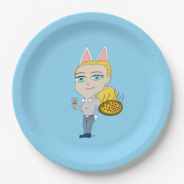 chibi paper plate (Front)