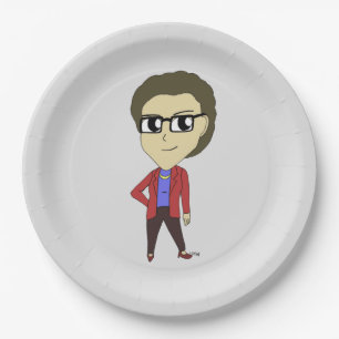 chibi paper plate