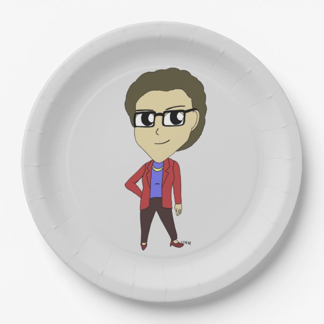 chibi    paper plate (Front)