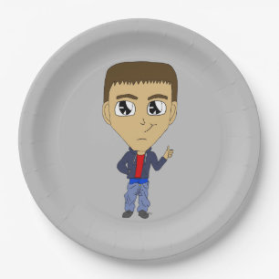 chibi paper plate