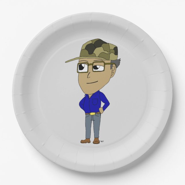 chibi      paper plate (Front)