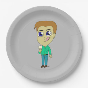 chibi paper plate