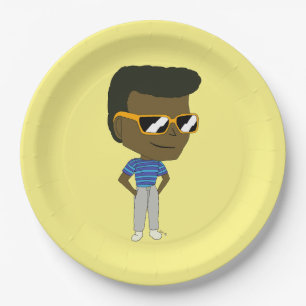 chibi  paper plate