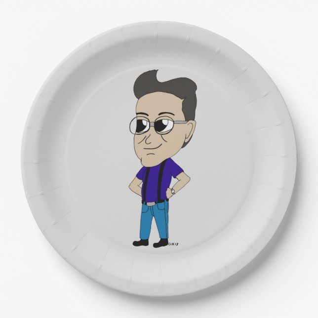 chibi   paper plate (Front)