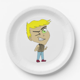 chibi   paper plate