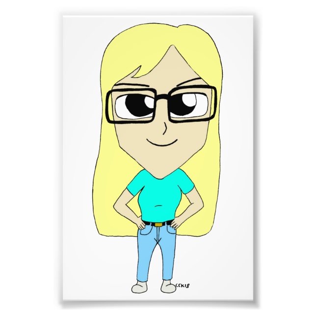 chibi  photo print (Front)