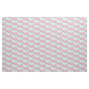 Chibi pink Axolotl pattern Chido Fabric