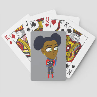 chibi  playing cards
